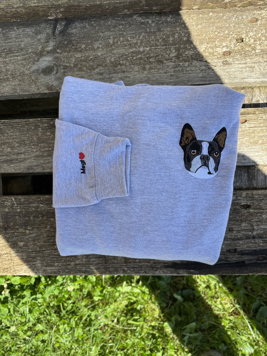 Personalized Pet Face Sweatshirt or T-Shirt.